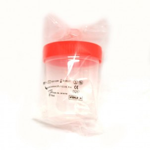 Contenitore per urina da 120 ml: asettico, impermeabile ed ermetico
